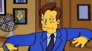Conan O'Brien late Night cameo on The Simpsons