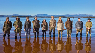 "The "Alone Australia" season 3 line-up: (Left to right) Eva, Matt, Corinne, Shay, Karla, Ben, Yonke, Tom, Muzza, Ceilidh