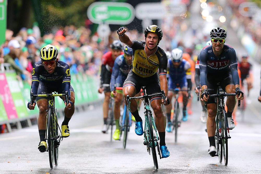 Dylan Groenewegen wins stage 7 at the Tour of Britain