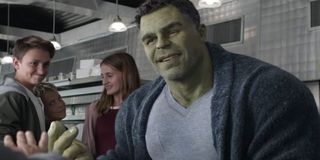 Smart Hulk smiling in Avengers: Endgame