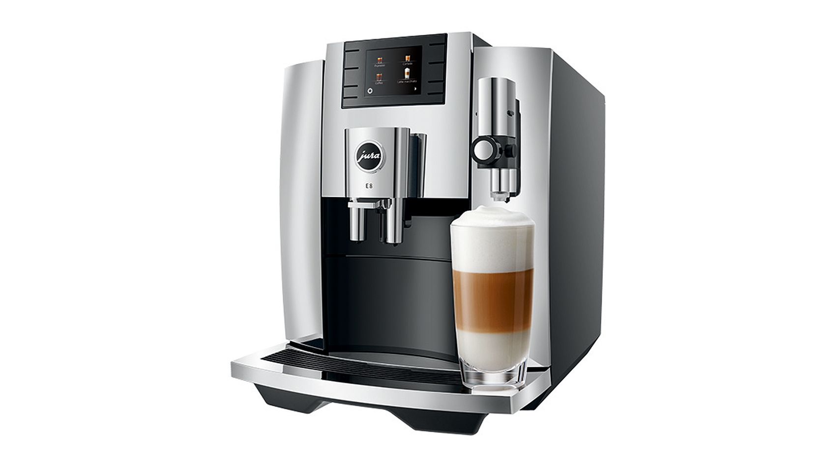 Jura E8 review perfect coffee, every time from a chic bean to cup