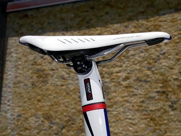 A 5mm-offset E Post R5 should offer plenty of forward movement (but it won't make the UCI happy).