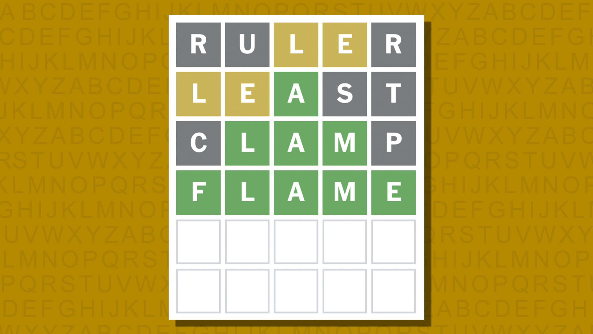Ответ в формате Word для игры 989 на желтом фоне