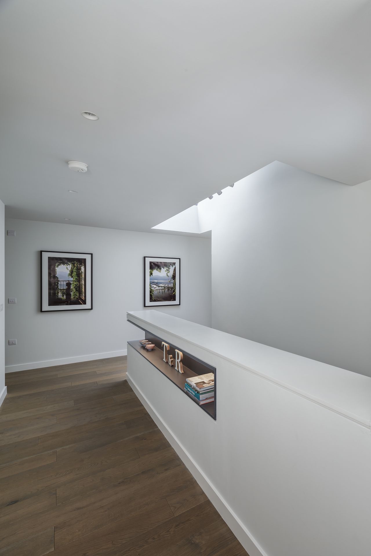 hallway and landing with rooflights