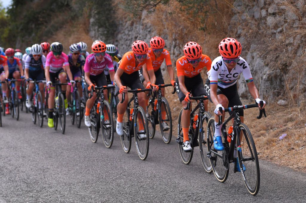 Marianne Vos and CCC-Liv at stage 6 of the Giro Rosa