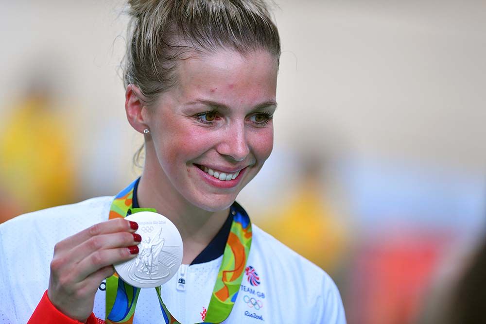 Great Britain's Rebecca James won the silver