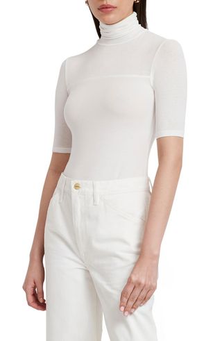 Niko Jersey Turtleneck Top