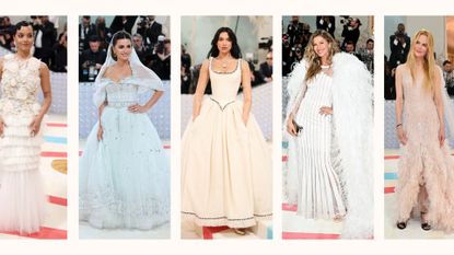 five celebrities wearing the best chanel bridal looks at the 2023 met gala