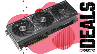 The ASUS PRIME Radeon RX 9070 XT floats in the PC G deal void.