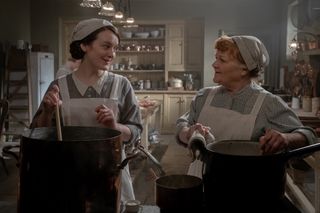 Sophie McShera stars as Daisy and Lesley Nicol stars as Mrs. Patmore