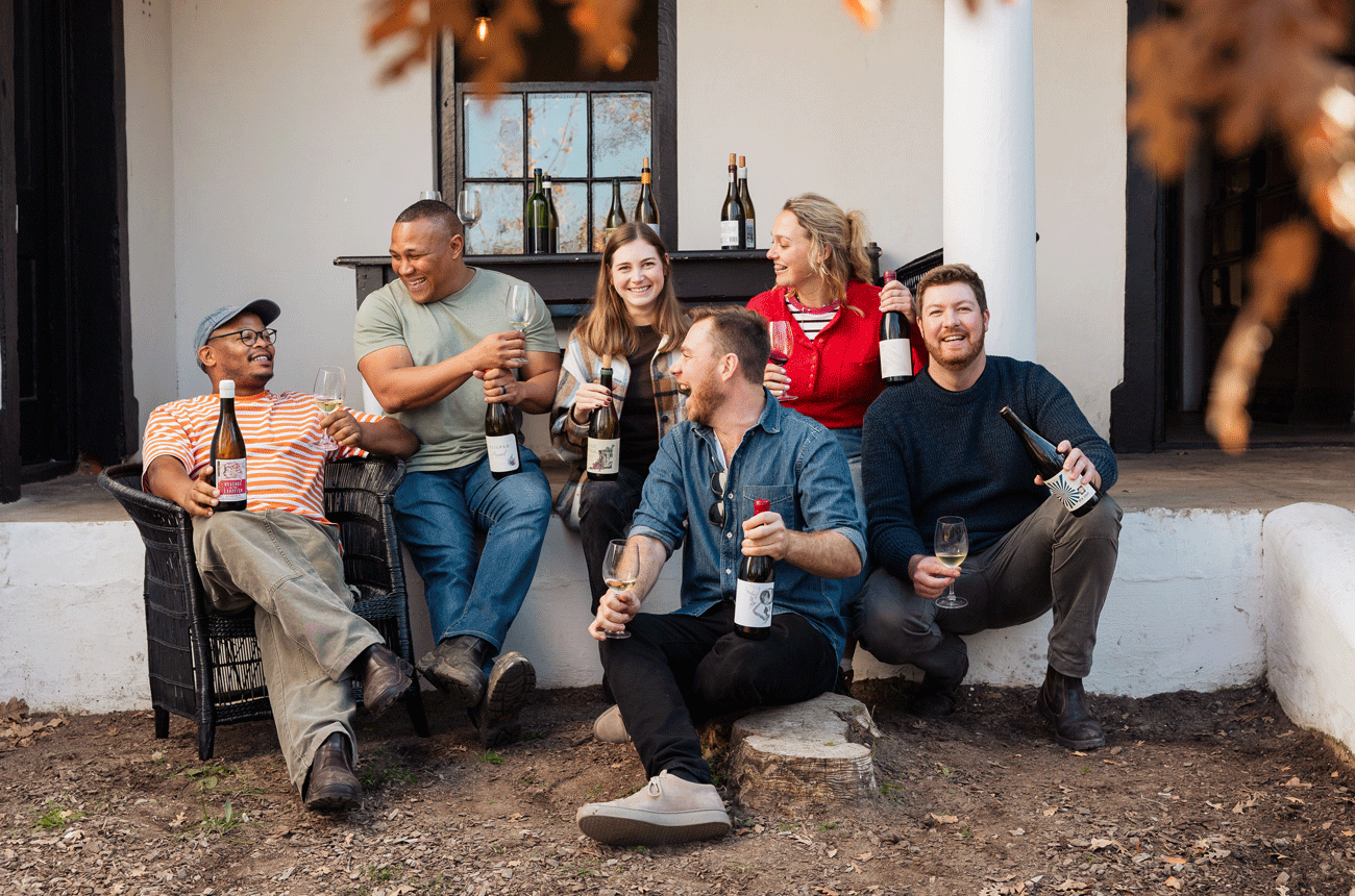 Banele Vakele, Rüdger van Wyk, Natasha Jacka, Sakkie Mouton, Selma Willemse, Jorrie du Plessis