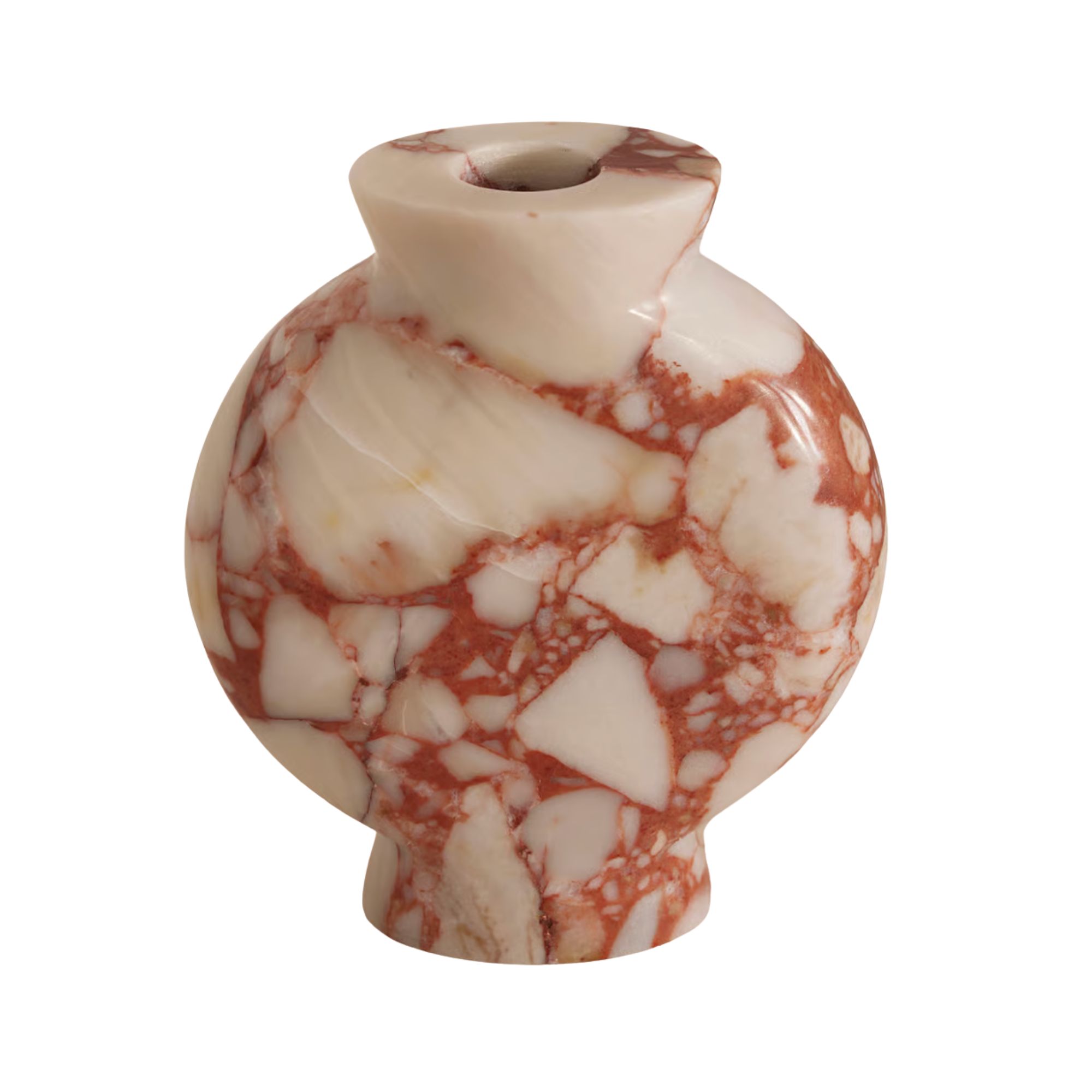 Sesso Vase, Wide, Red Bulgari
