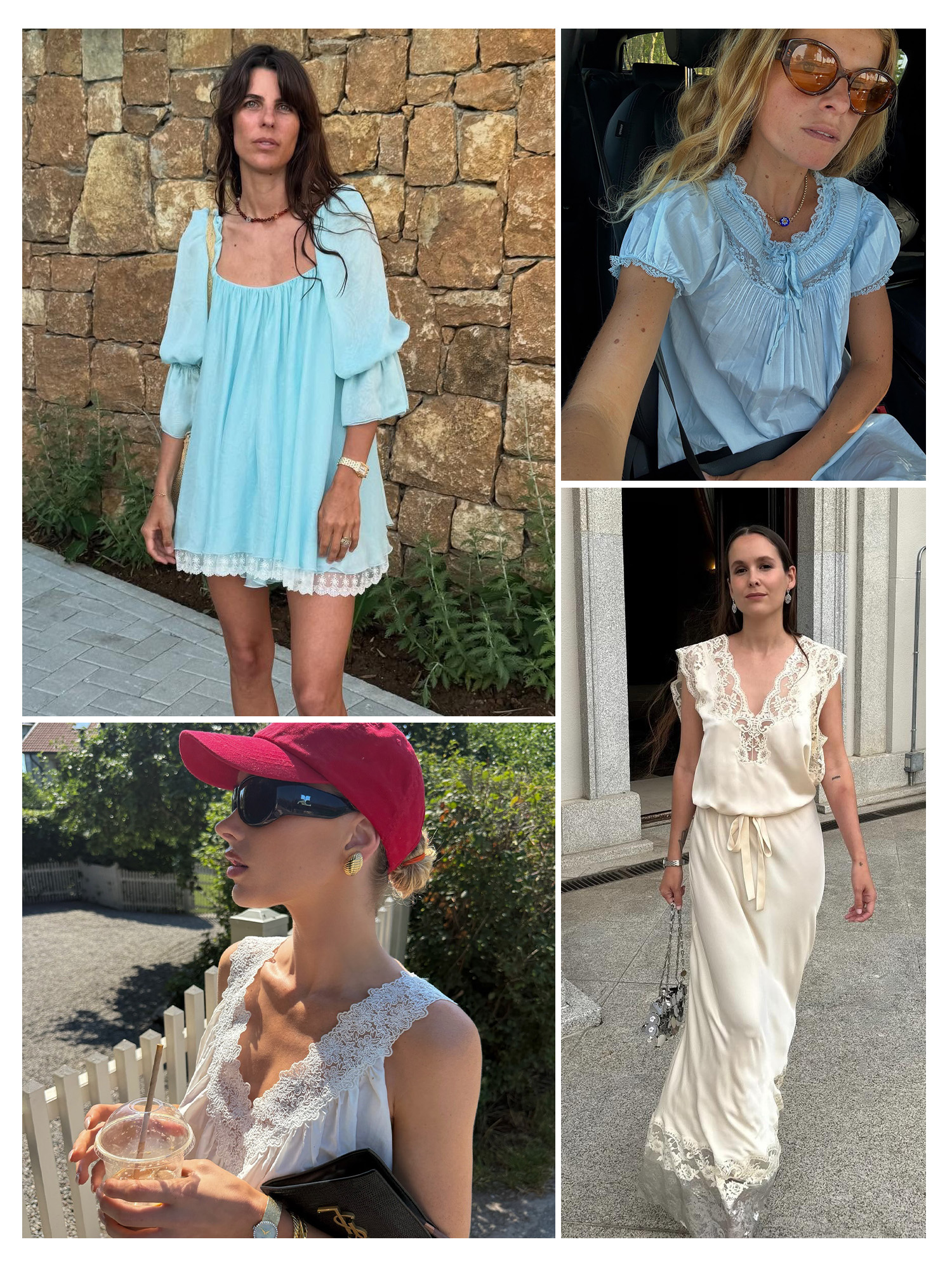 Women in nightdresses