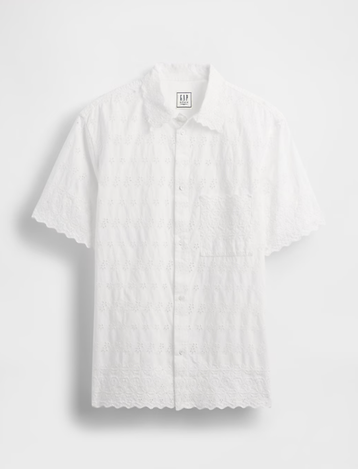 Gap , Gap x Dôen Eyelet Shirt