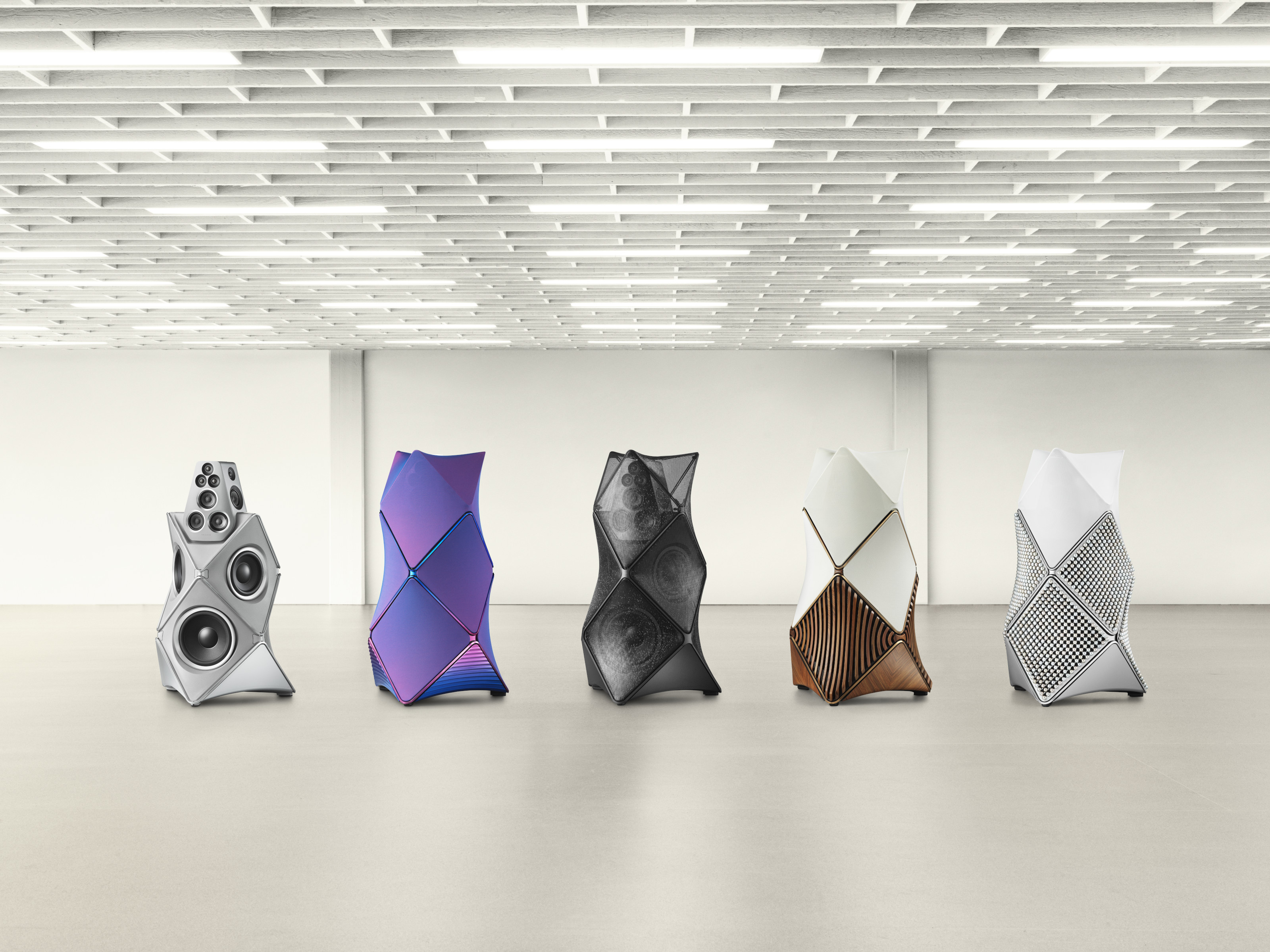 All five Atelier editions of the Beolab 90