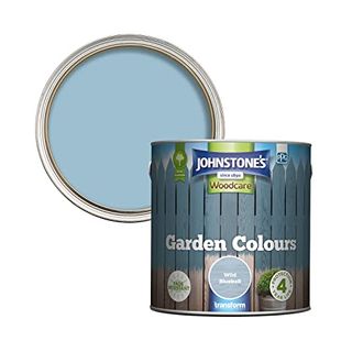 Johnstone’s - Garden Colours - Wild Bluebell - Exterior Wood Paint - Fade Resistant - Suitable for Garden Furniture Outdoors - Fence Paint - Dry in 2 Hours - 12m2 Coverage Per Litre - 2.5l