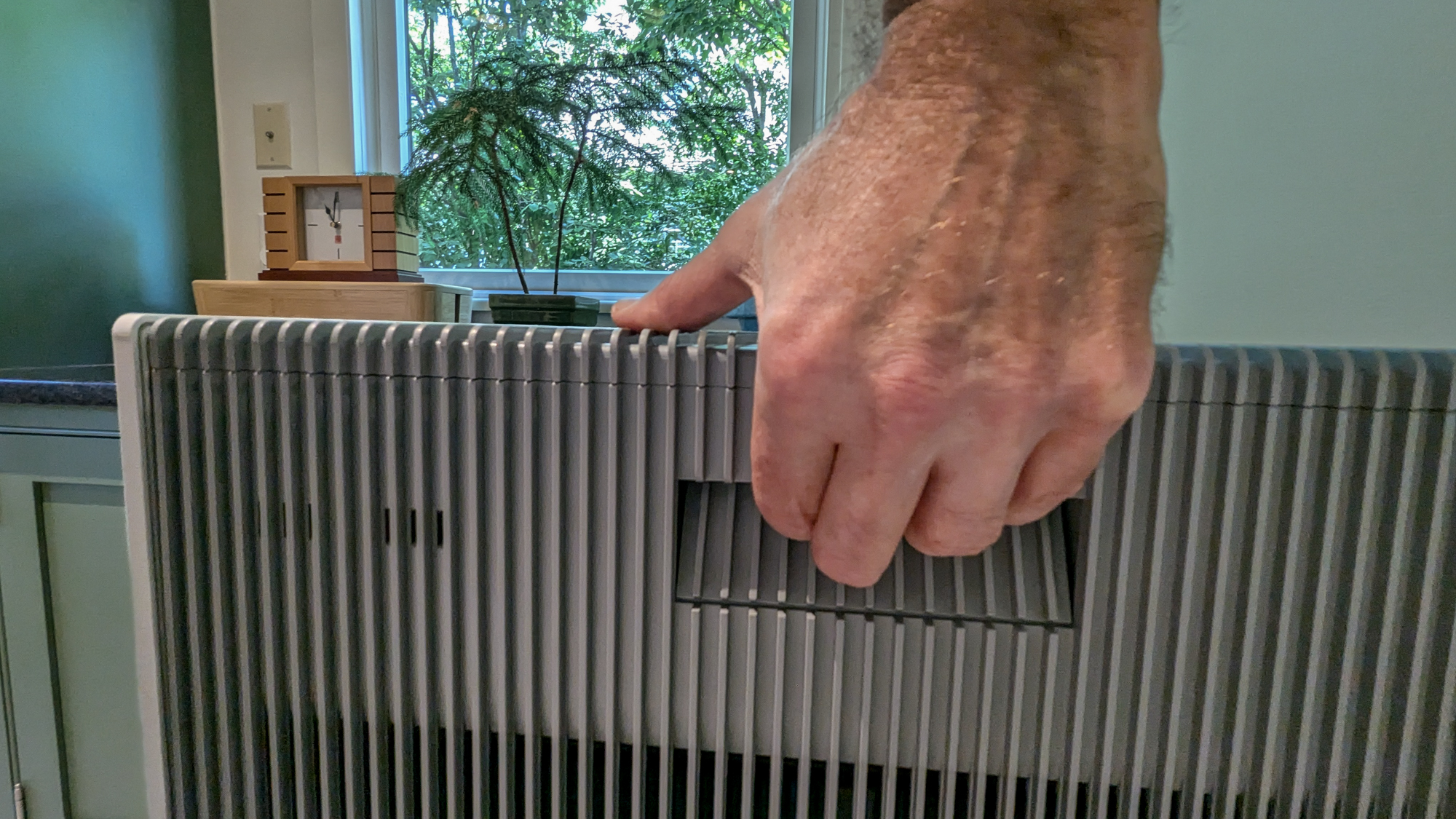Coway Airmega ProX air purifier handle