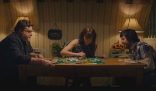 10 Cloverfield Lane game night with Howard, Michelle, and Emmett