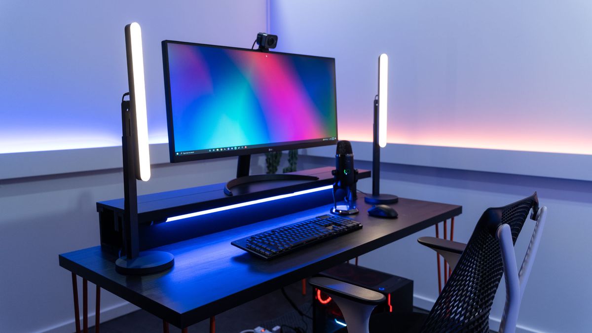 This monitor light bar is the brilliant thing I didn't know my desk needed