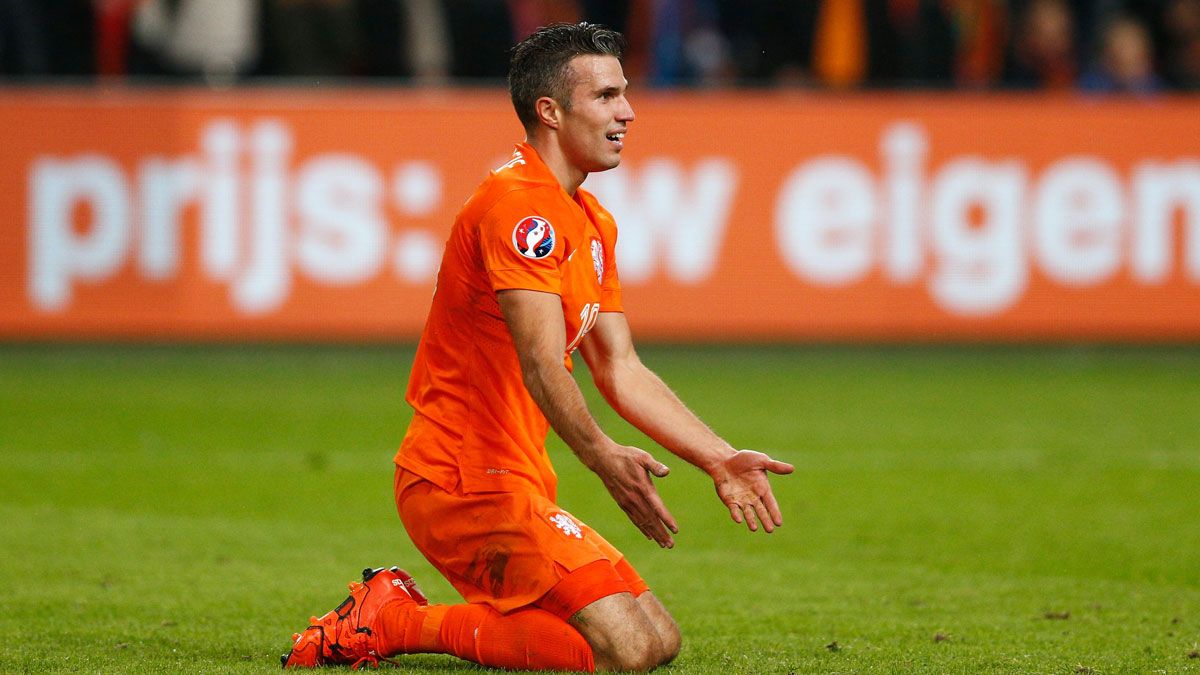 Robin van Persie of the Netherlands