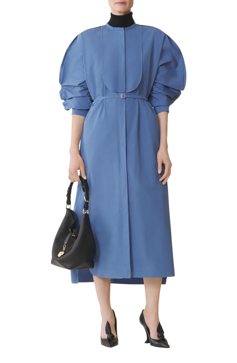 Shirt Dress in Poplin Cotton