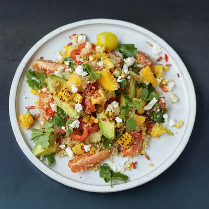Jamie Oliver's Grilled Corn and Quinoa