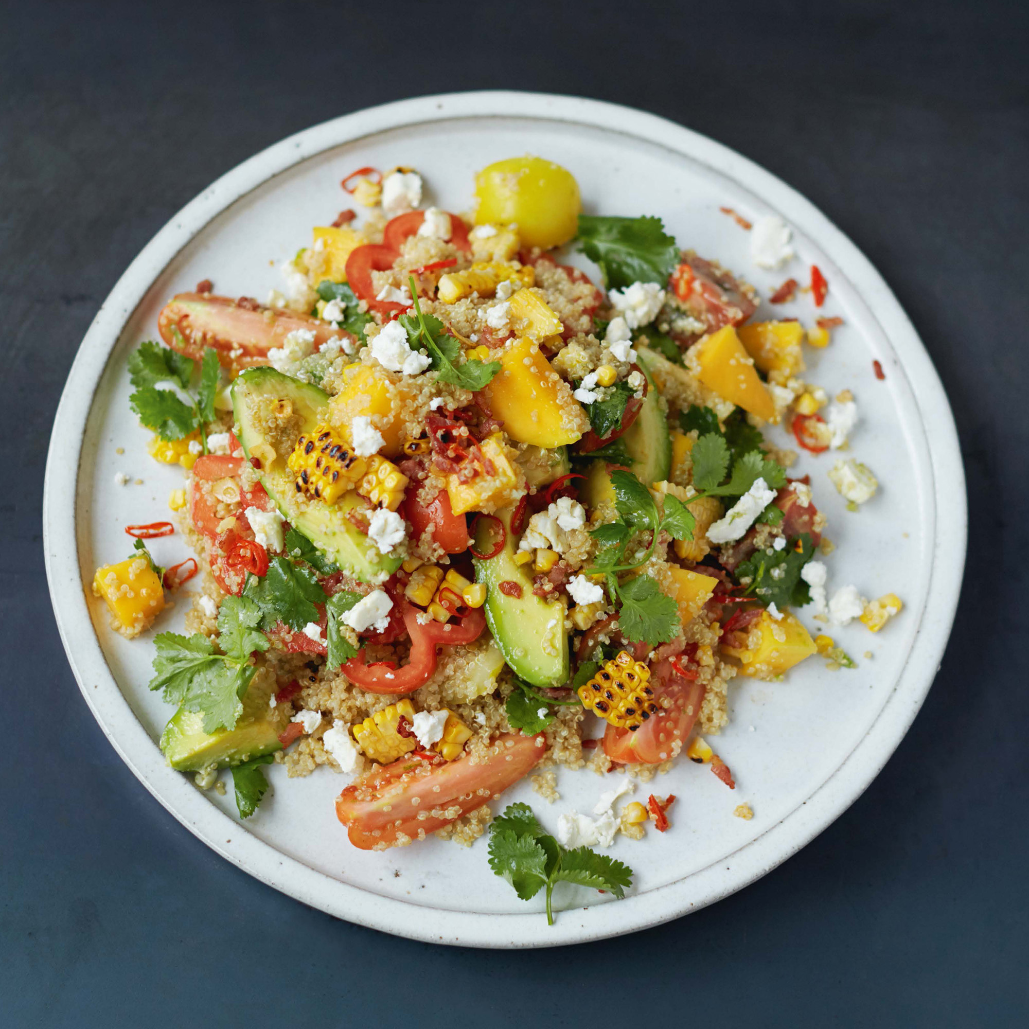 Jamie Oliver S Grilled Corn And Quinoa Salad Recipes Woman Home