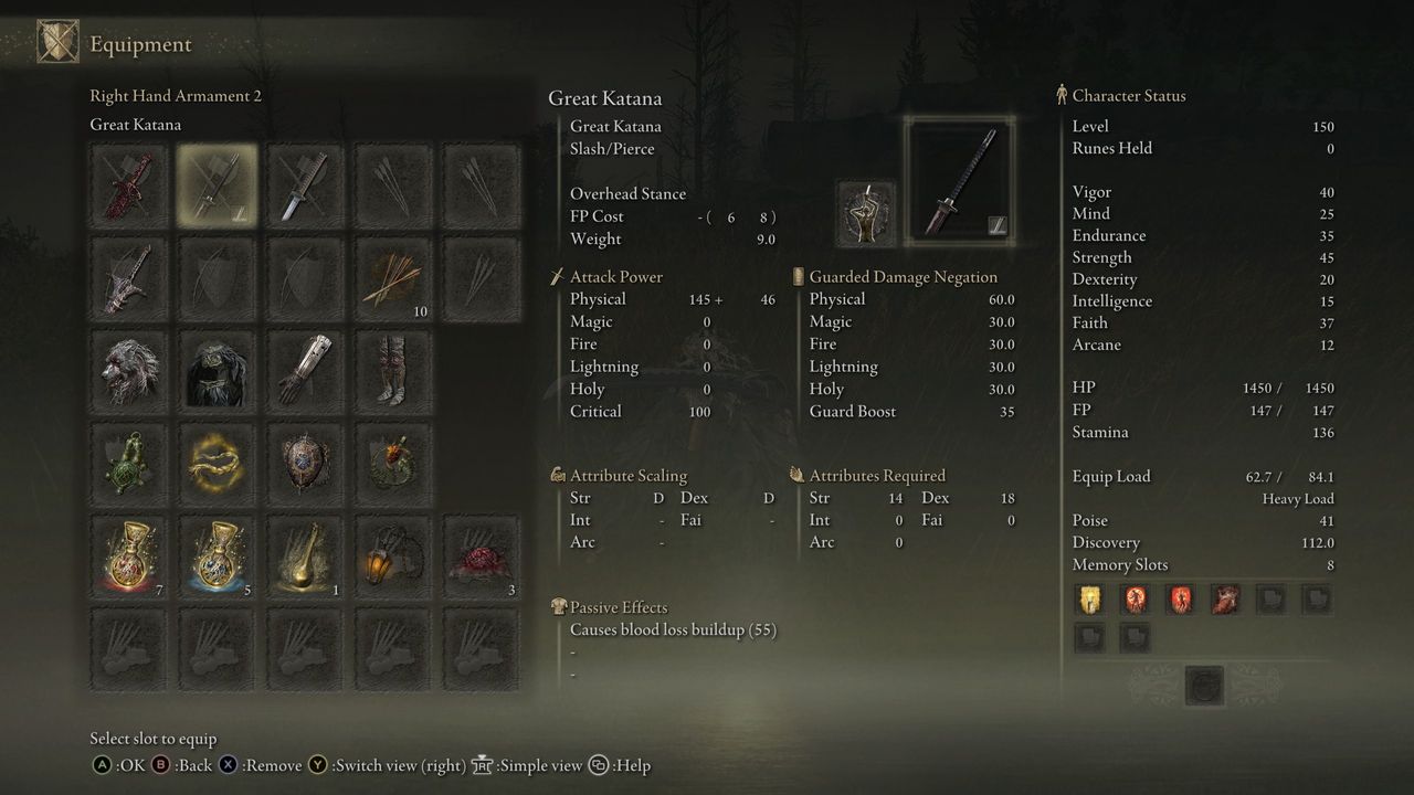 Elden Ring Shadow of the Erdtree best weapons