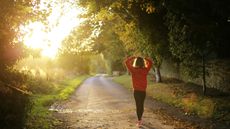 woman autumn