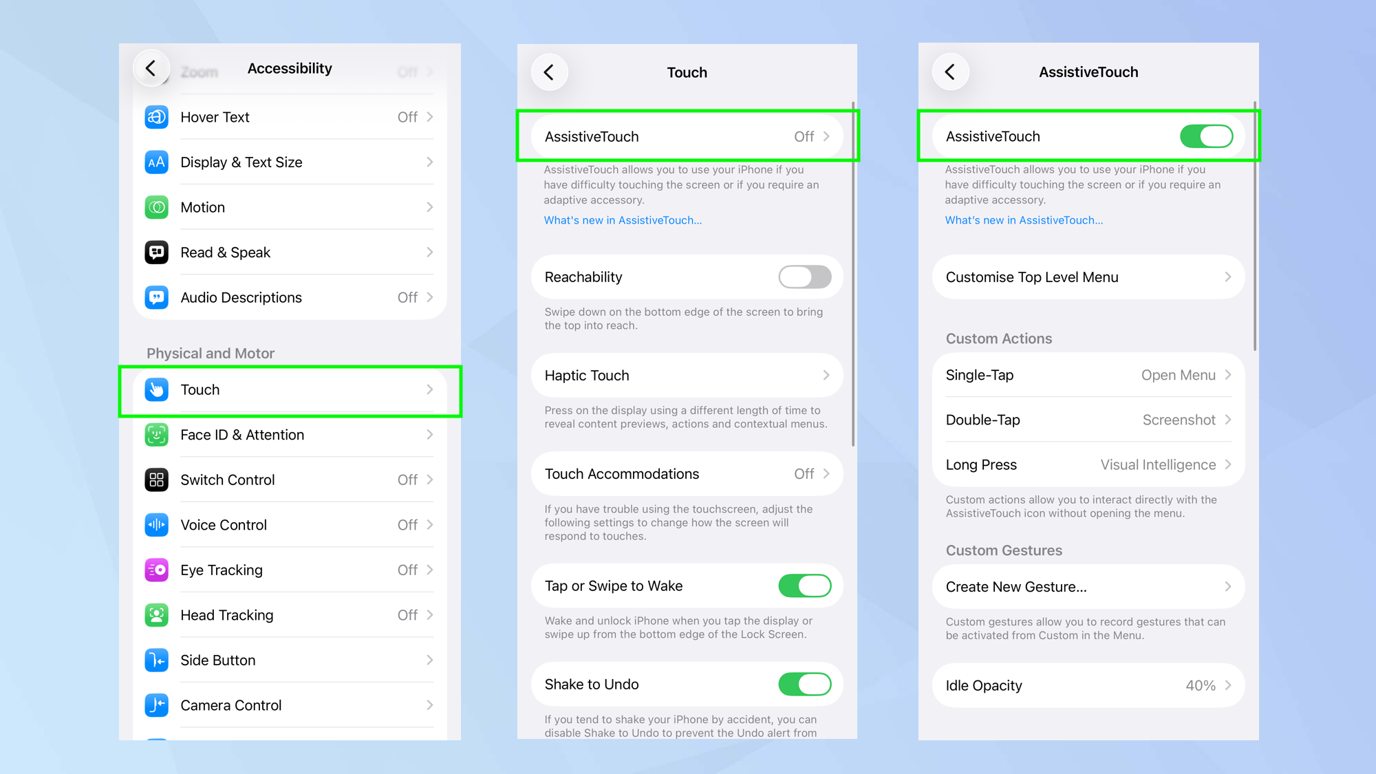 how to use the secret on-screen home button on iPhone