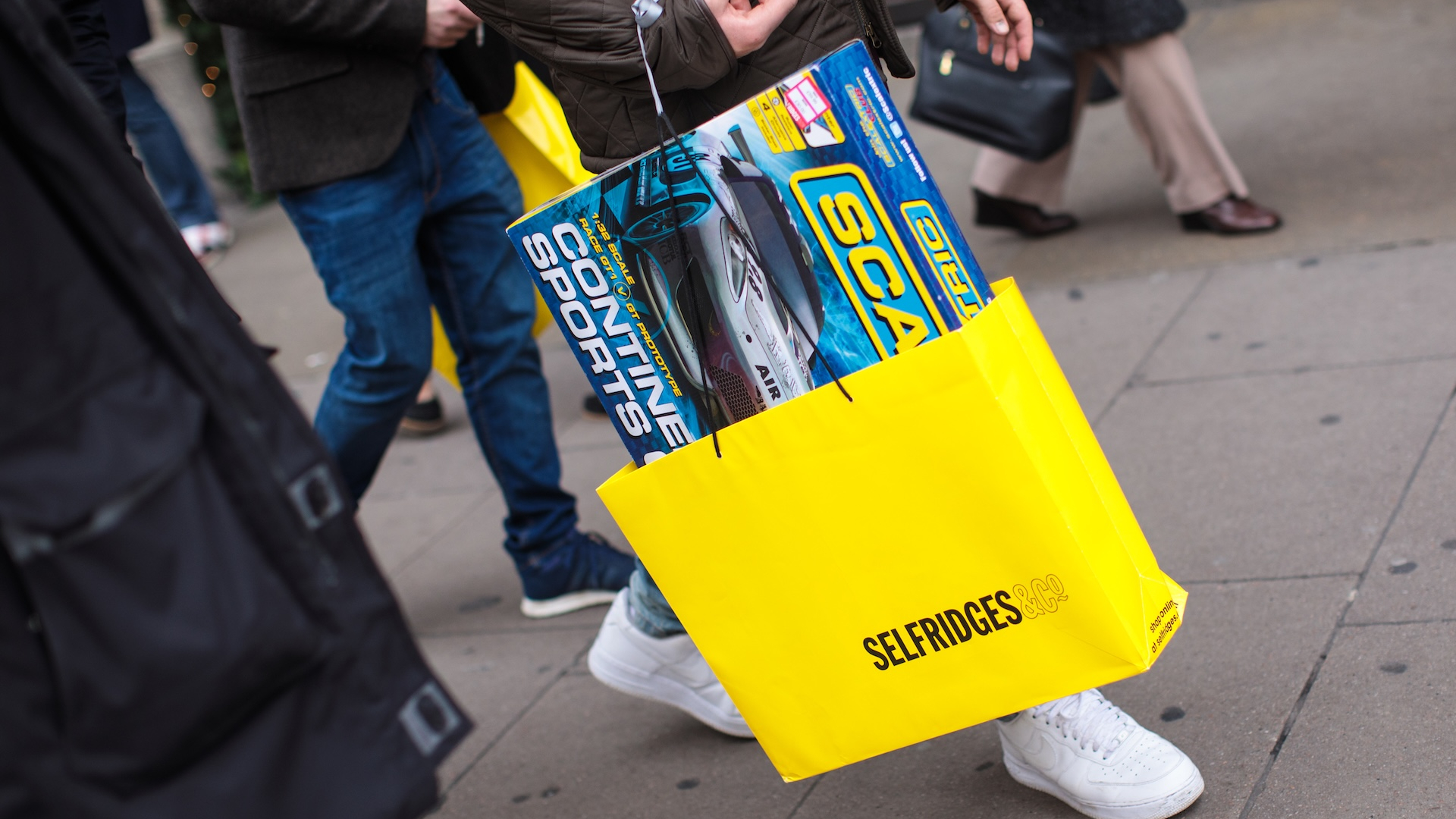 Scalextric set in a bag 