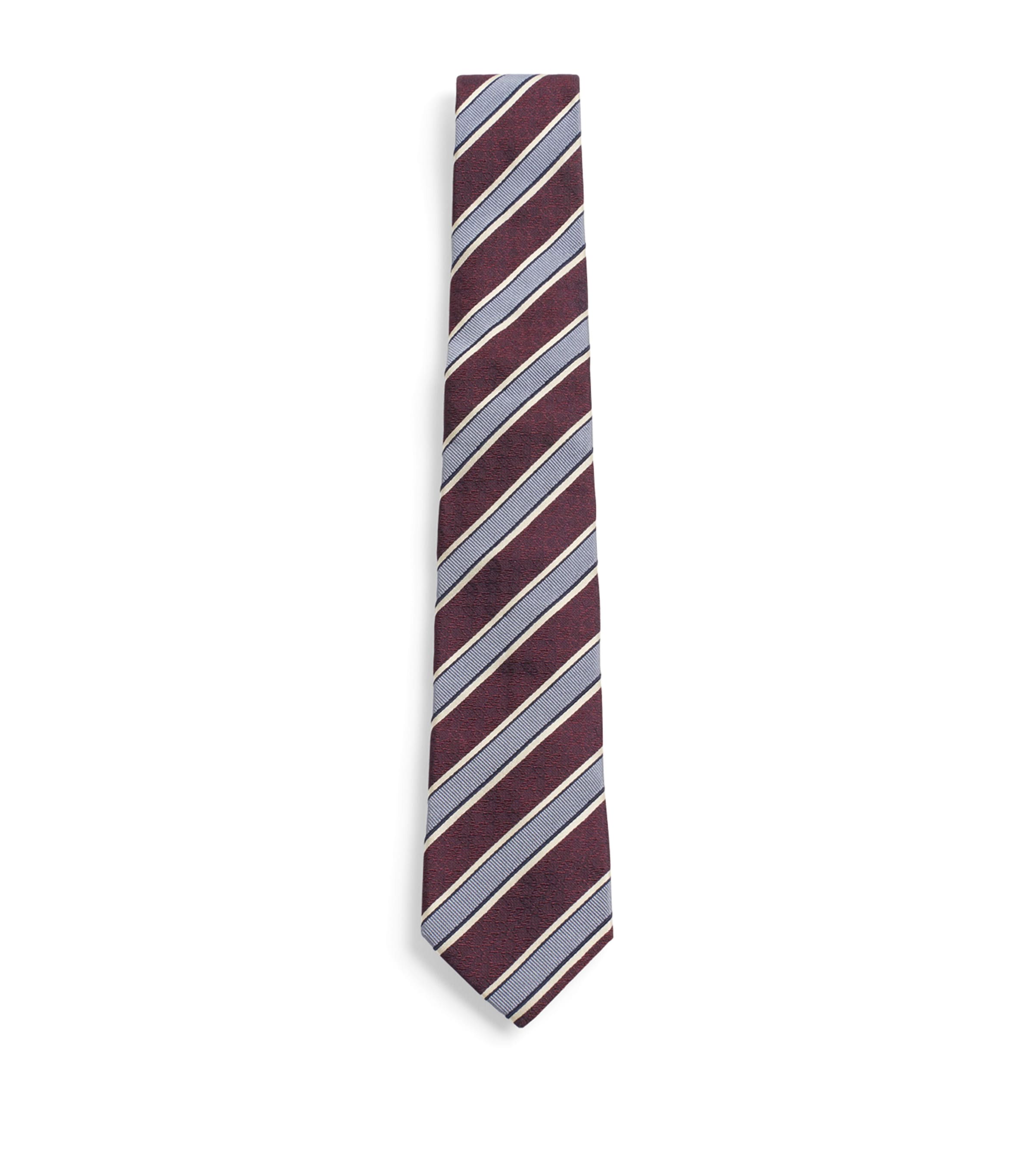 Valentino Garavani Silk Striped Jacquard Tie