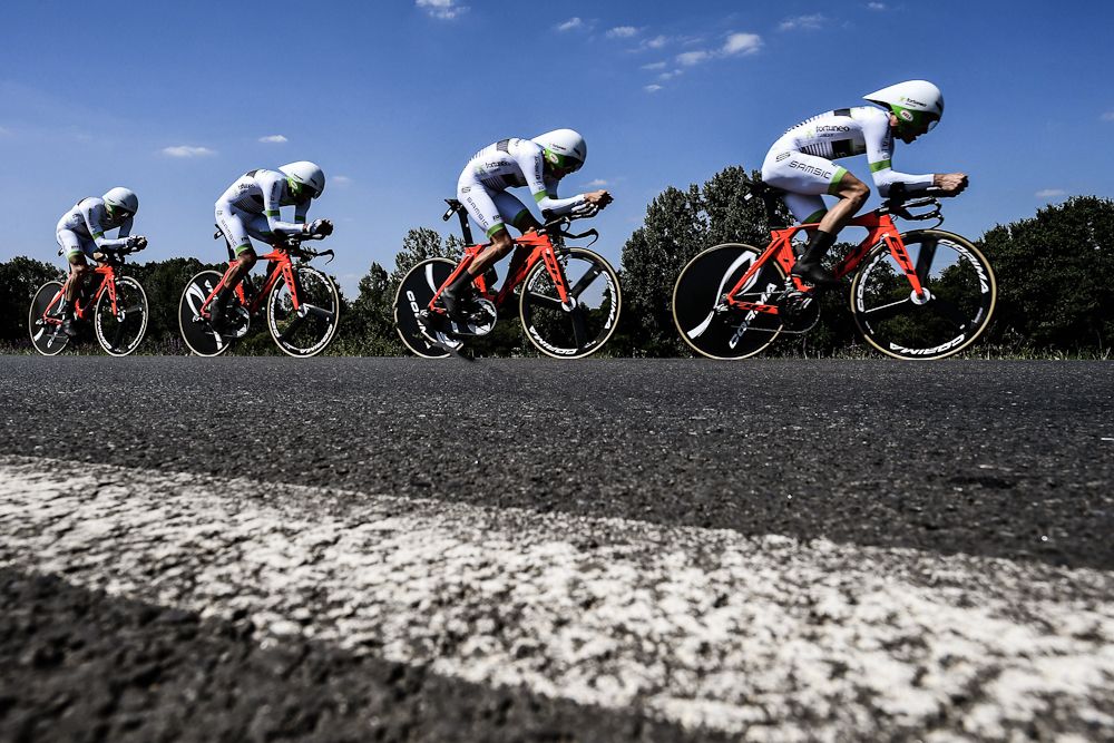 France's Team Fortuneo Samsic finished 17th on the day