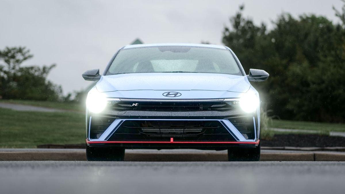 2025 Hyundai Elantra N test drive review pros and cons.