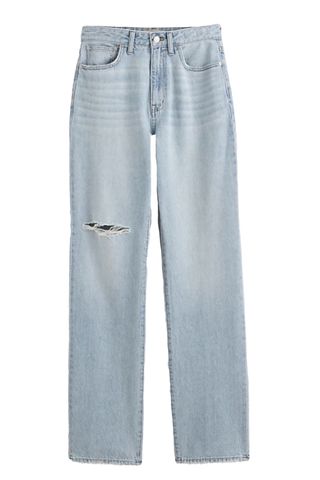 Madewell The Curvy '90s Straight Jean (Was $128) 