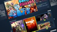 Steam store homepage