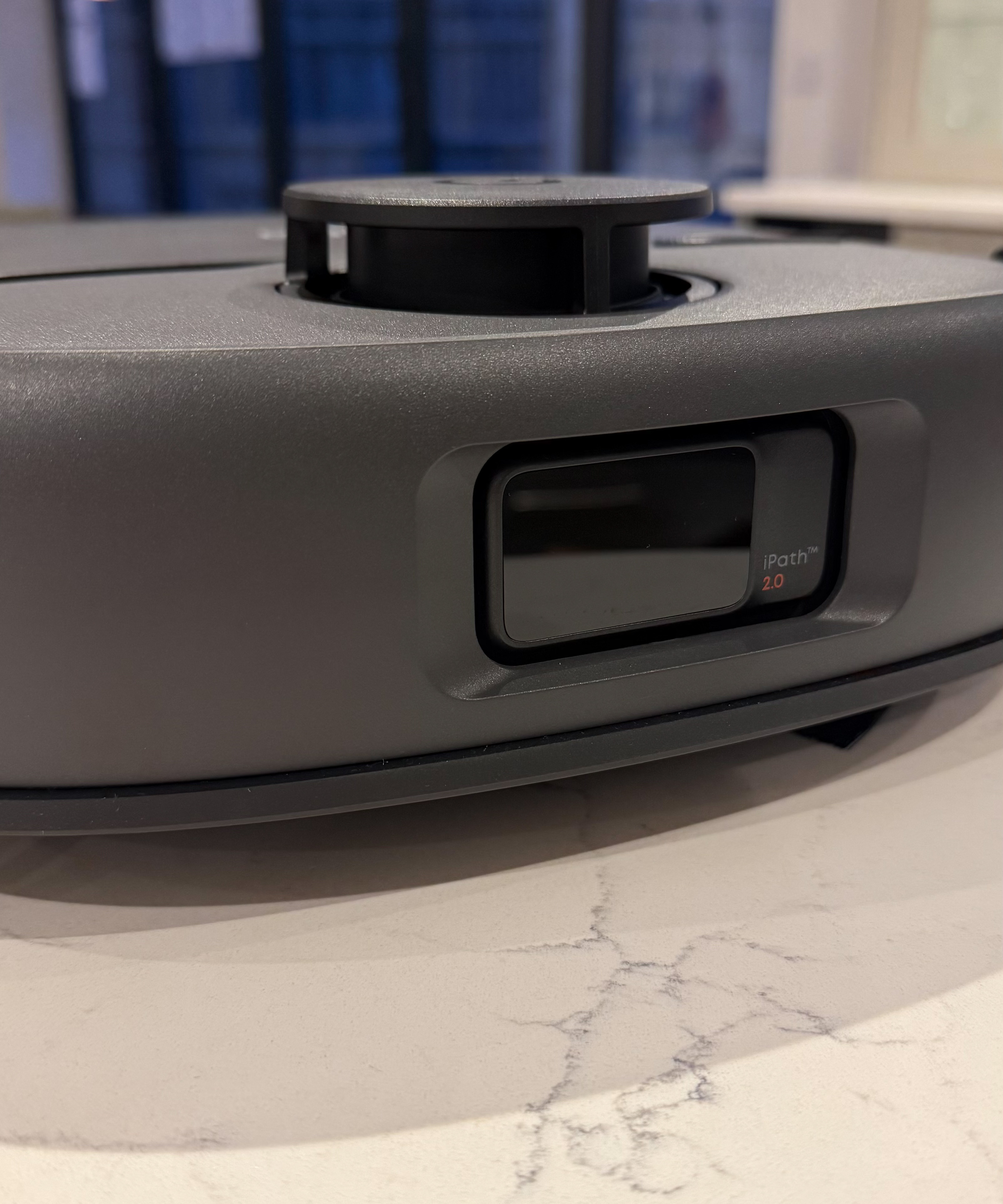 Eufy Omni C28 LiDAR navigation sensor on top of robot vacuum