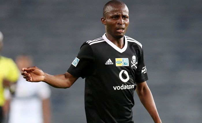 Orlando Pirates forward Terrence Dzvukamanja 