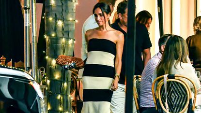 Striped tube outlet dress