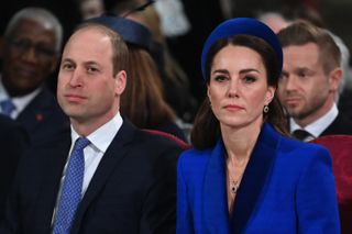 Catherine, Duchess of Cambridge and Prince William, Duke of Cambridge attend the Commonwealth Day service ceremony