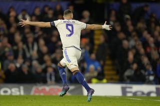Karim Benzema scored a hat-trick as Real Madrid won 3-1 in west London last week.