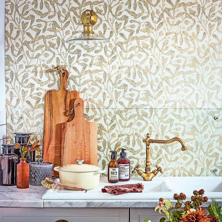 10 kitchen wallpaper decor ideas to spruce up your space Ideal Home