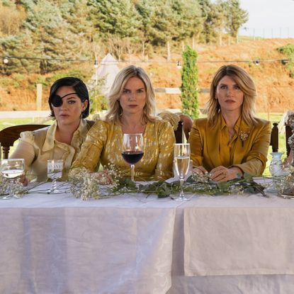 Sarah Greene, Eva Birthistle, Sharon Horgan, Anne-Marie Duff and Eve Hewson in "Bad Sisters."