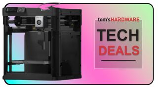 Tech Deals cover image featuring a Bambu Lab P1P 3D printer. 