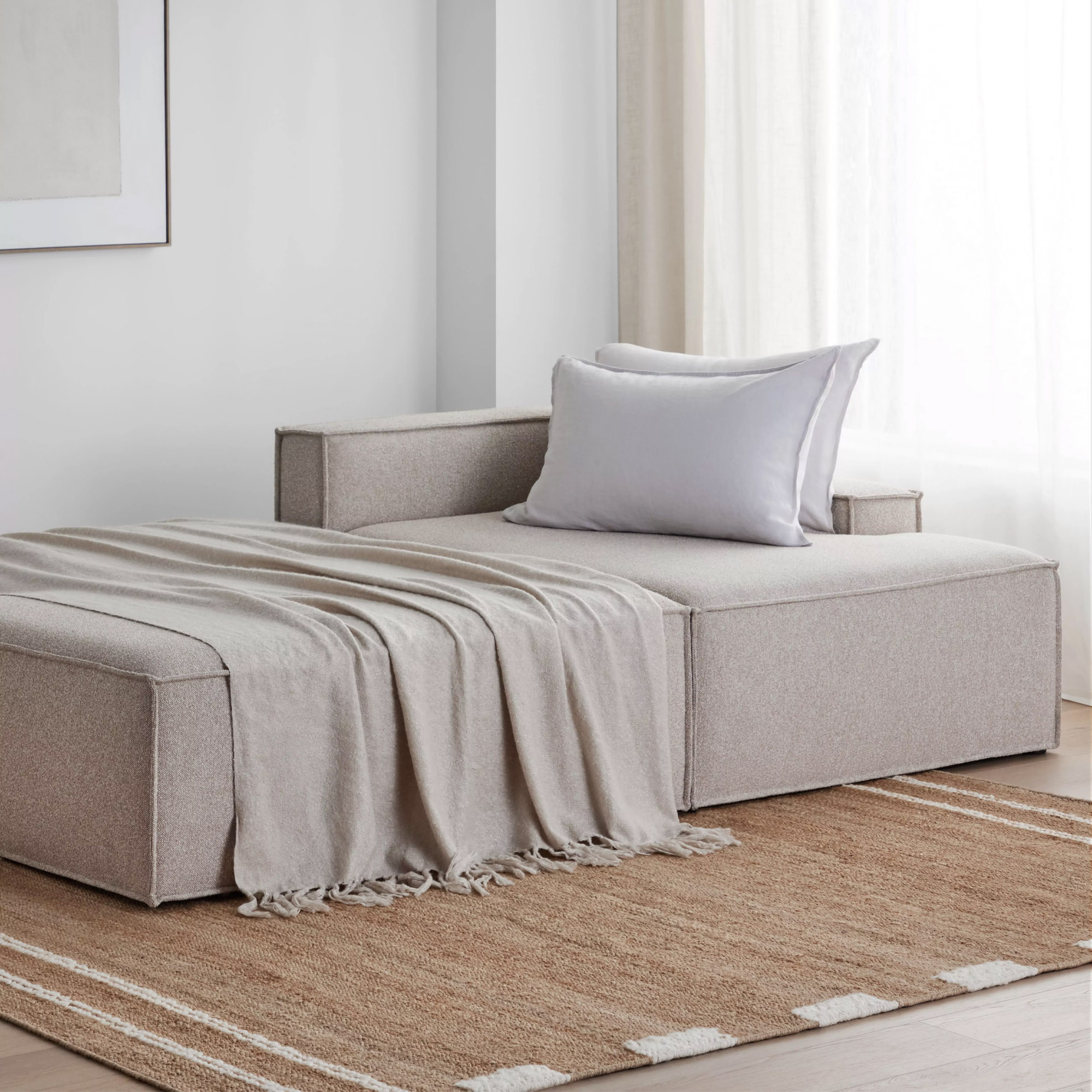 John Lewis Loft Chaise sofa bed