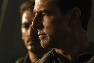 Tom Cruise and Miles Teller in Top Gun Maverick