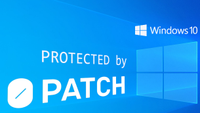 Windows 10 "Protected by 0patch" graphic