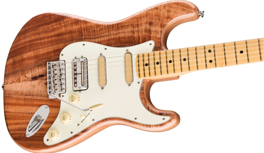 Fender rarities on sale koa stratocaster