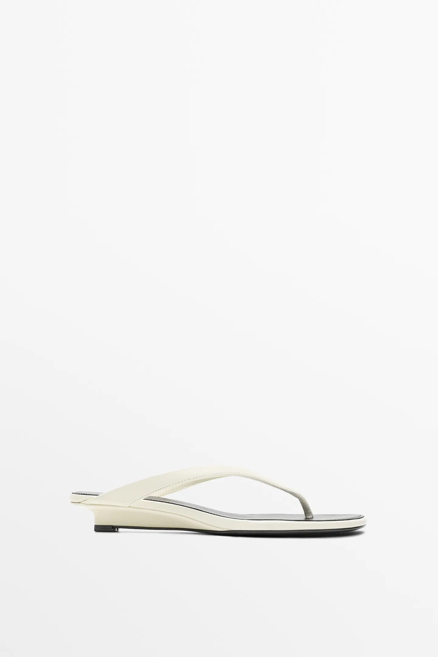 Massimo Dutti, Mid-Heel Sandals With Toe Divider