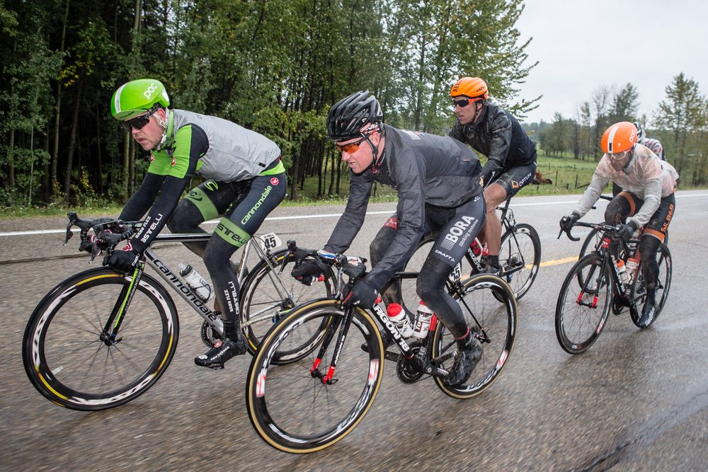 A break finally gets established late in the stage